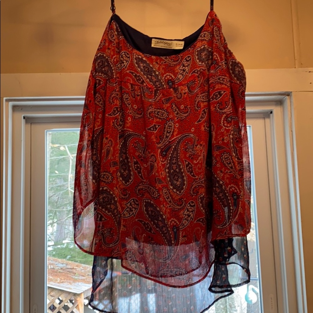 Paisley tank top!